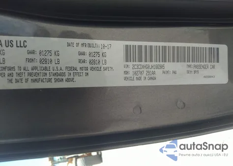 2018 Dodge Charger Sxt Plus Rwd из США, поврежденный, VIN 2C3CDXHG0JH166905